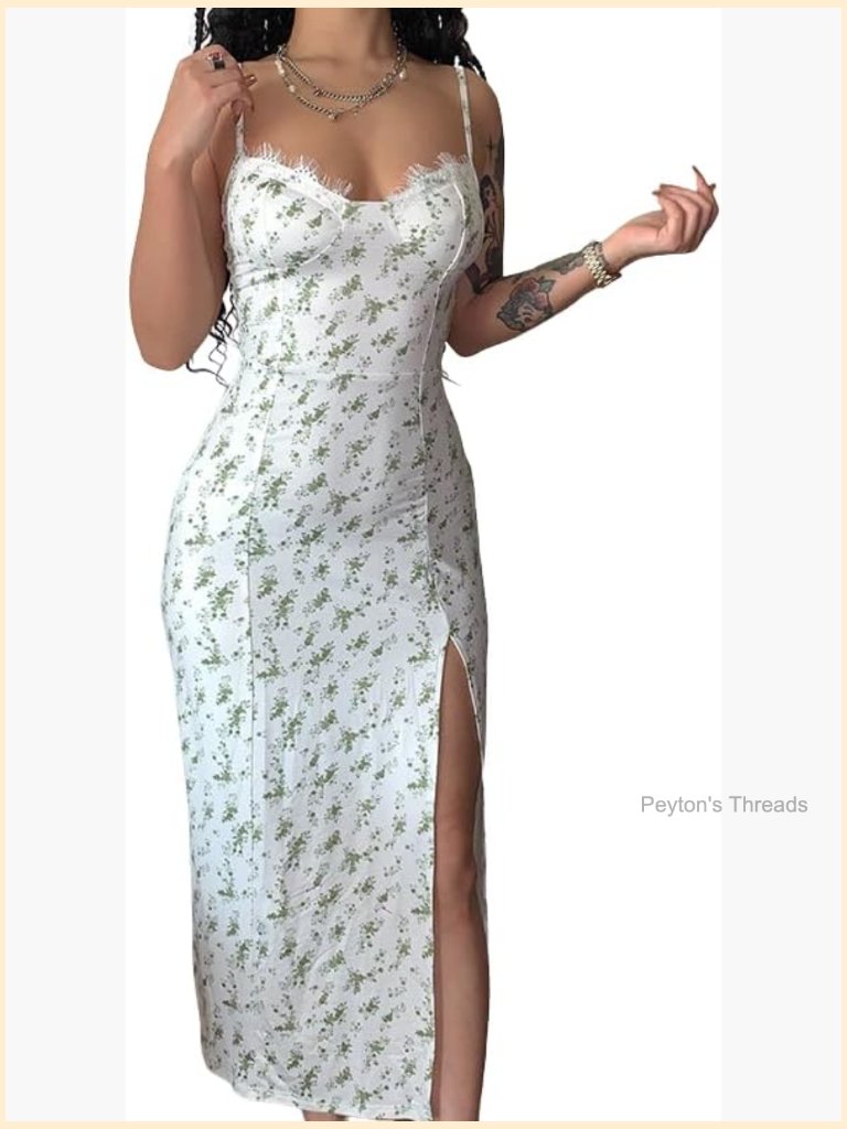 Women's Sleeveless Backless Maxi Dress Party Bodycon Spaghetti Strap Long Dress